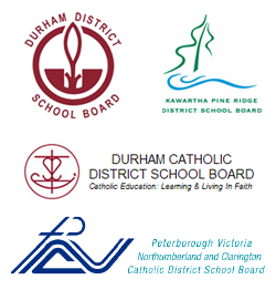 Logos for various school boards